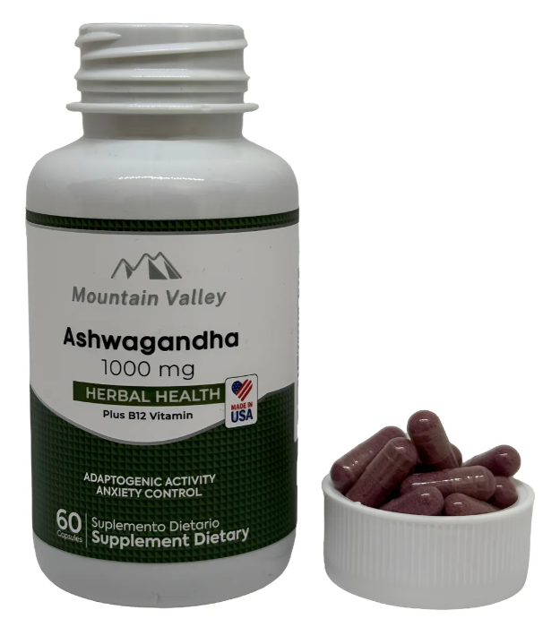 Cápsulas para la Ansiedad y el Estrés Premium 60, ByurWill™ .